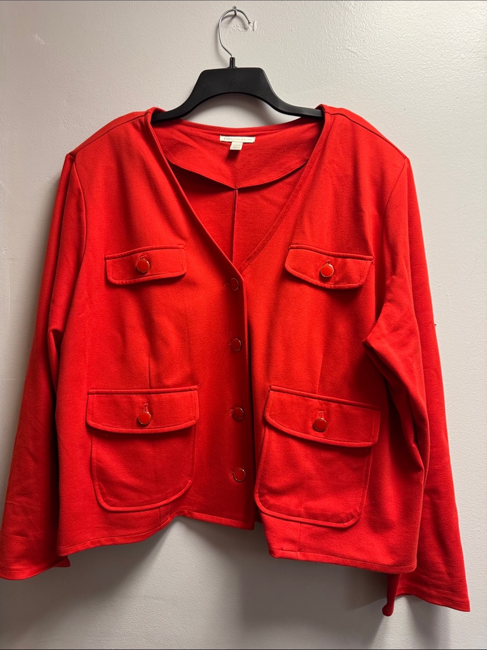 Cato Red Crewneck Top
